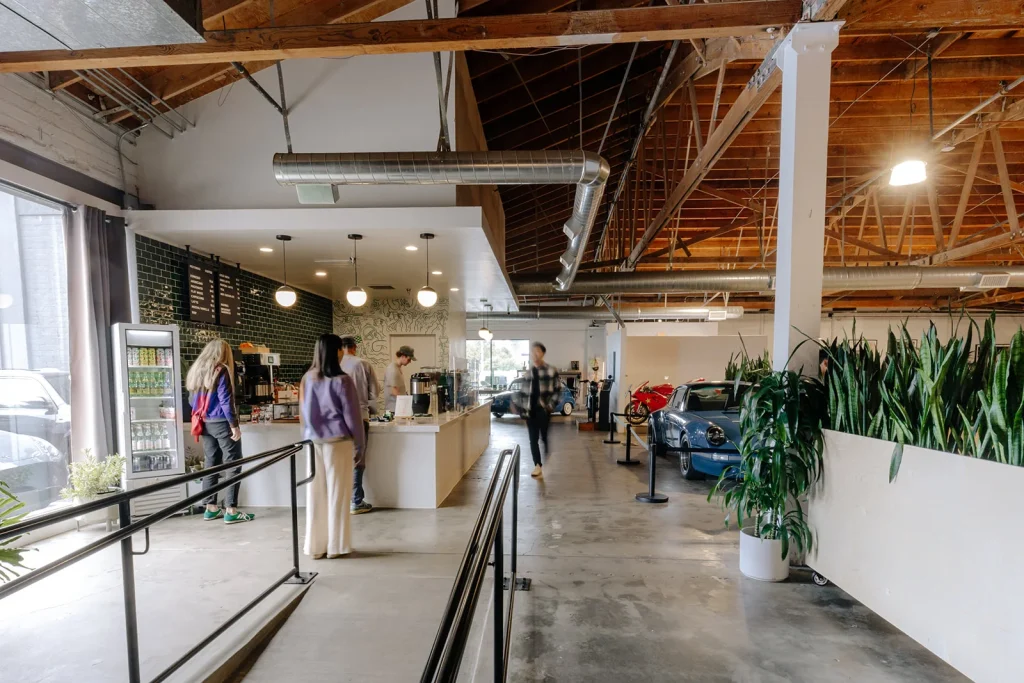 These California coffee shops bring you F1 cars with your morning cup of Joe