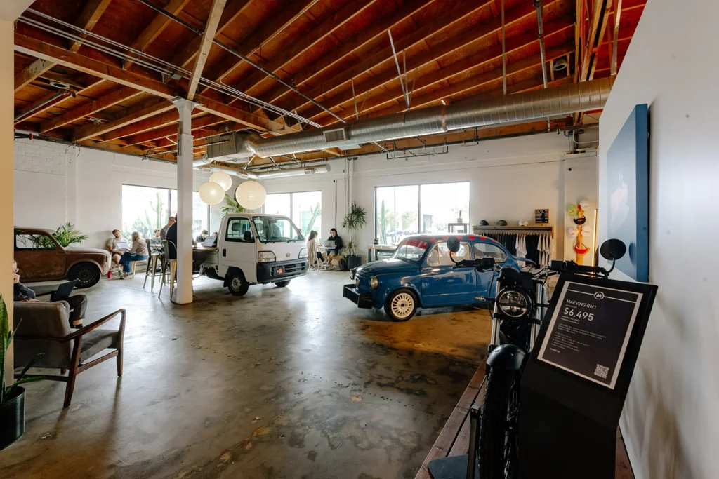 These California coffee shops bring you F1 cars with your morning cup of Joe