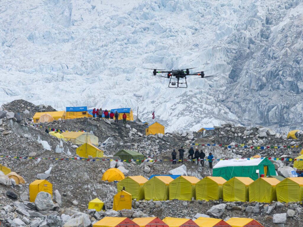 Mount Everest receives historic first drone delivery at 20,000 feet