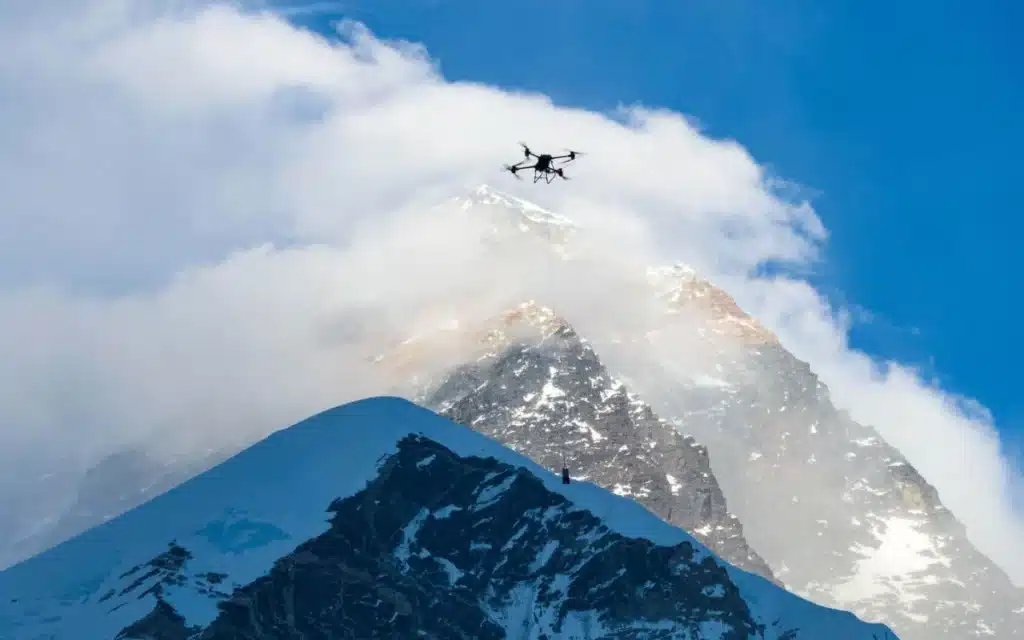 Mount Everest receives historic first drone delivery at 20,000 feet