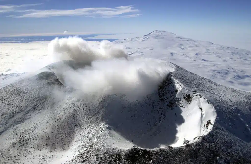 Active volcano in Antarctica spewing $6,000 worth of gold dust every day