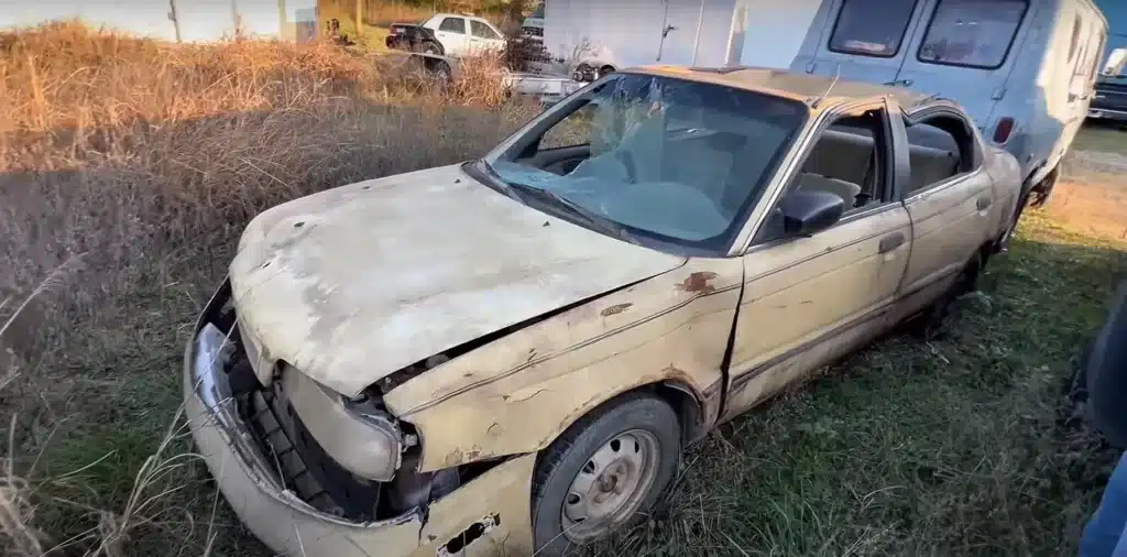 Man's vast abandoned movie car collection has some incredibly niche gems