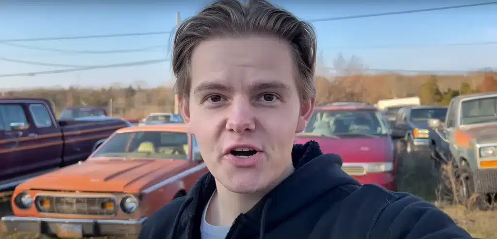 Man's vast abandoned movie car collection has some incredibly niche gems