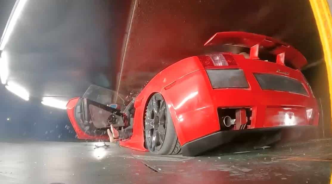 MrBeast Lamborghini crush