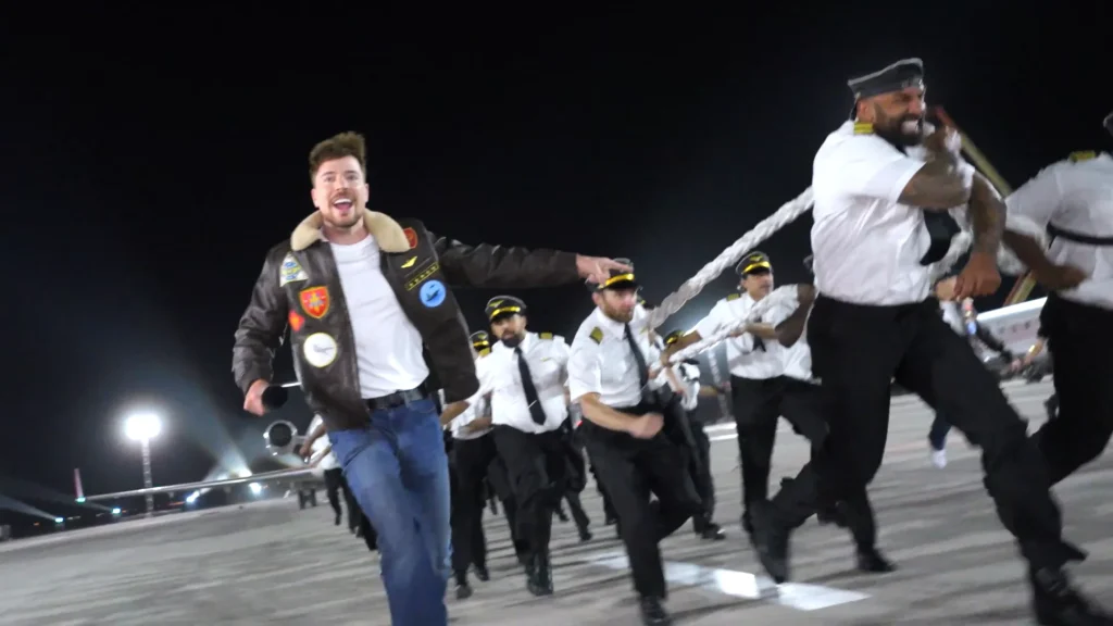 MrBeast brought together 100 pilots to compete for a $2,400,000 private jet and said something wild to the final three