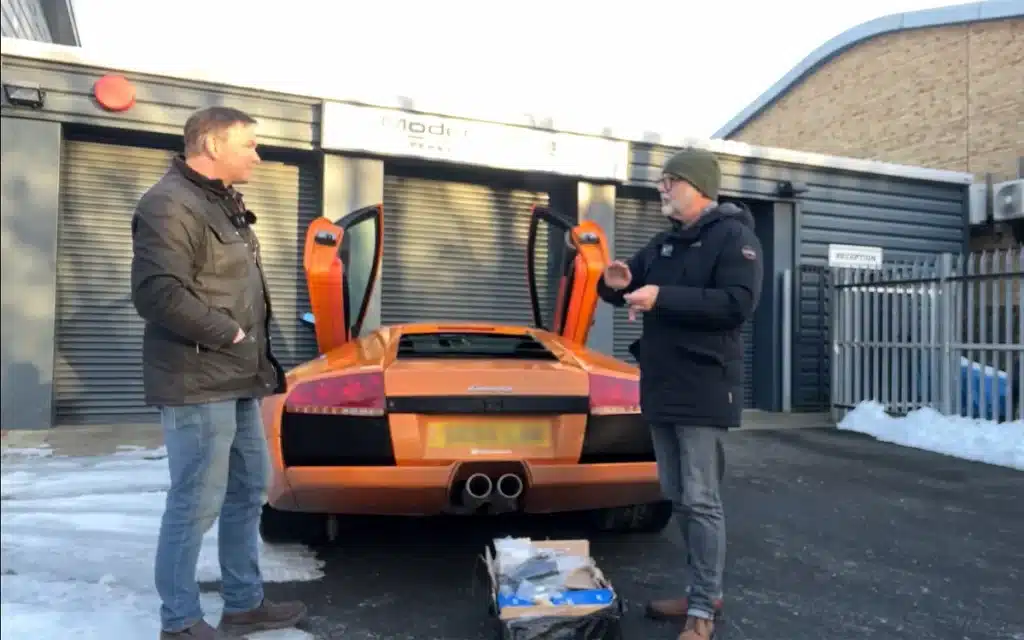 After receiving a $90k quote to fix his world's highest mileage supercar - a Lamborghini Murciélago - this UK man fixed it himself cheap
