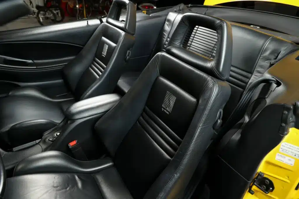 We are selling George Foreman's iconic 1995 yellow convertible Ford Mustang and it's currently less than $40,000