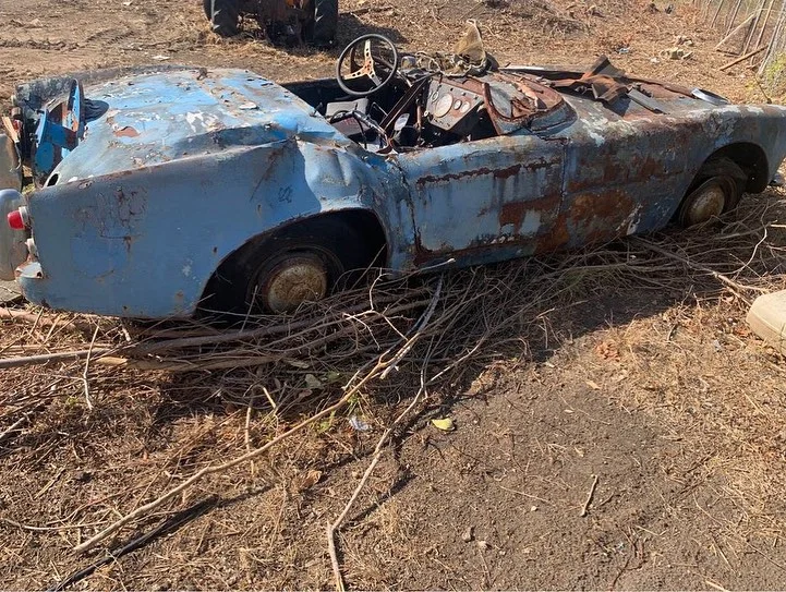 Mystery car discovered in Texas field no one on the internet can work out and there's not even any clues