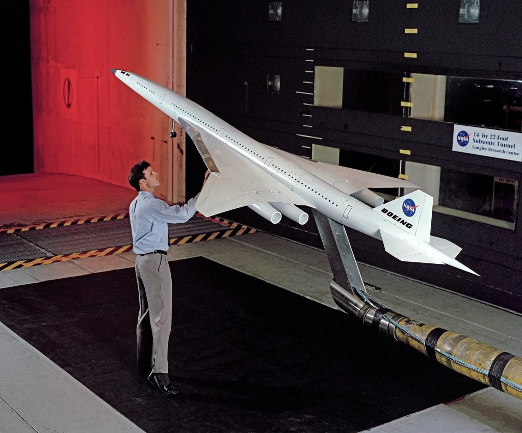NASA spent nearly a decade secretly developing a 300 passenger supersonic jet twice as fast as Concorde using a Tupolev Tu-144 before quietly abandoning the entire program in 1999