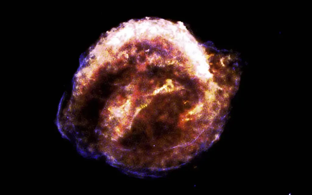 NASA has condensed 25 years of Keplers supernova expanding, caught through the Chandra X-Ray Observatory, into a stunning 40-second video