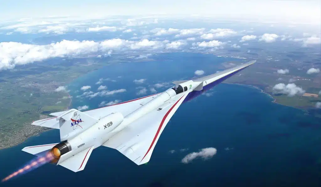 NASA X-59 quiet supersonic jet first flight