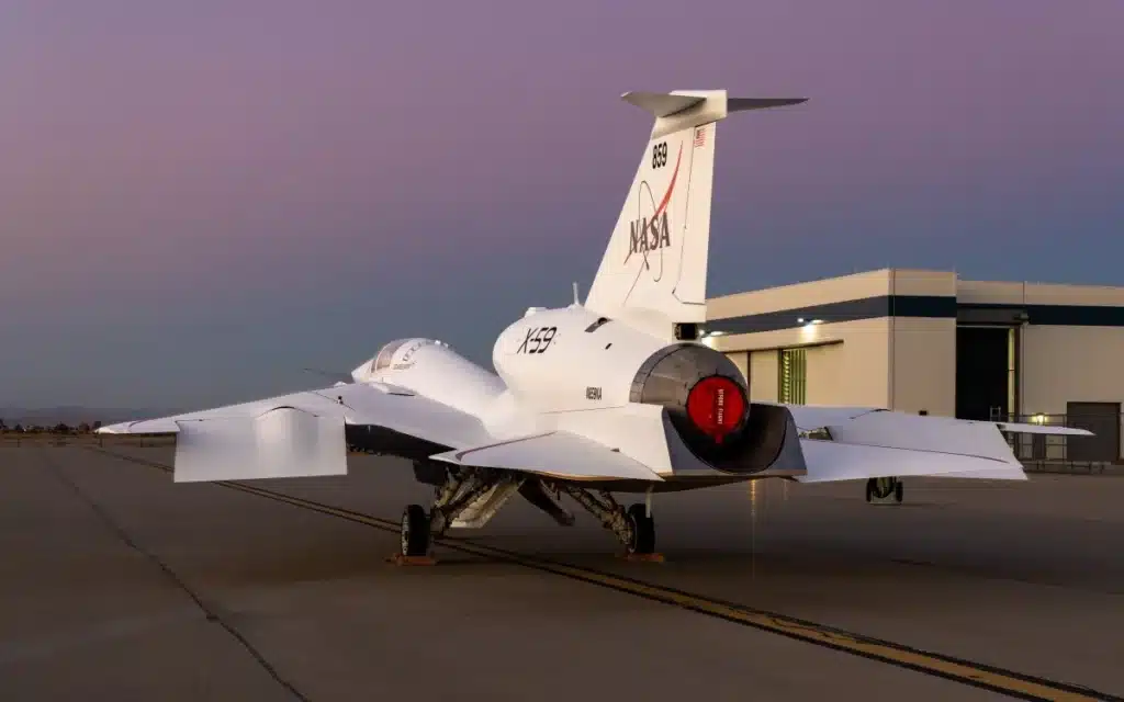 NASA’s quiet supersonic jet X-59 completes its first flight