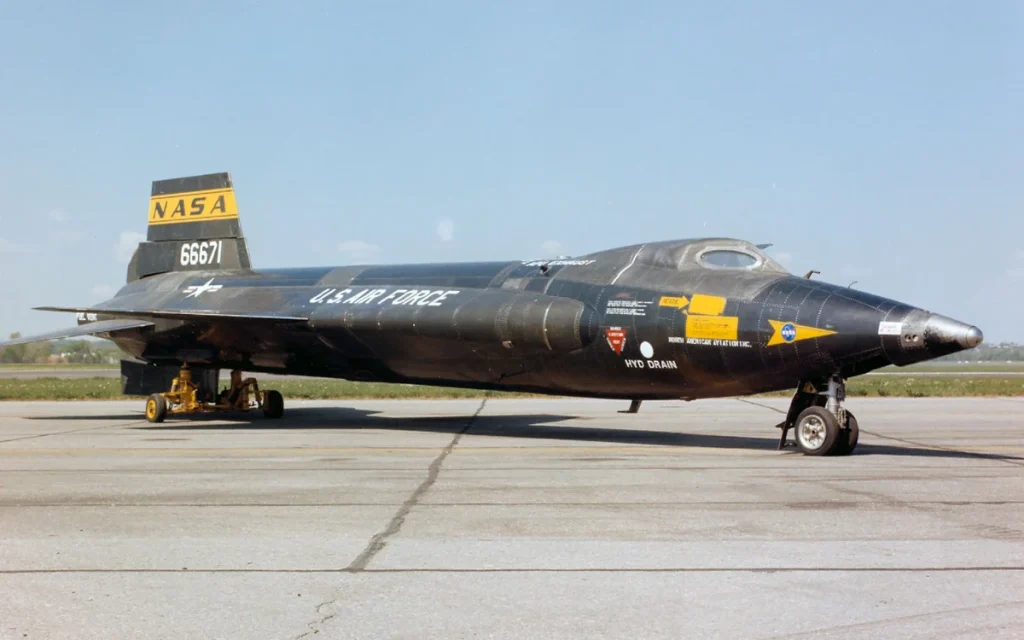 This tour of the incredible X-15 NASA plane after its record-breaking 4,520mph flight shows how much damage was suffered and how it influenced the Space Orbiter