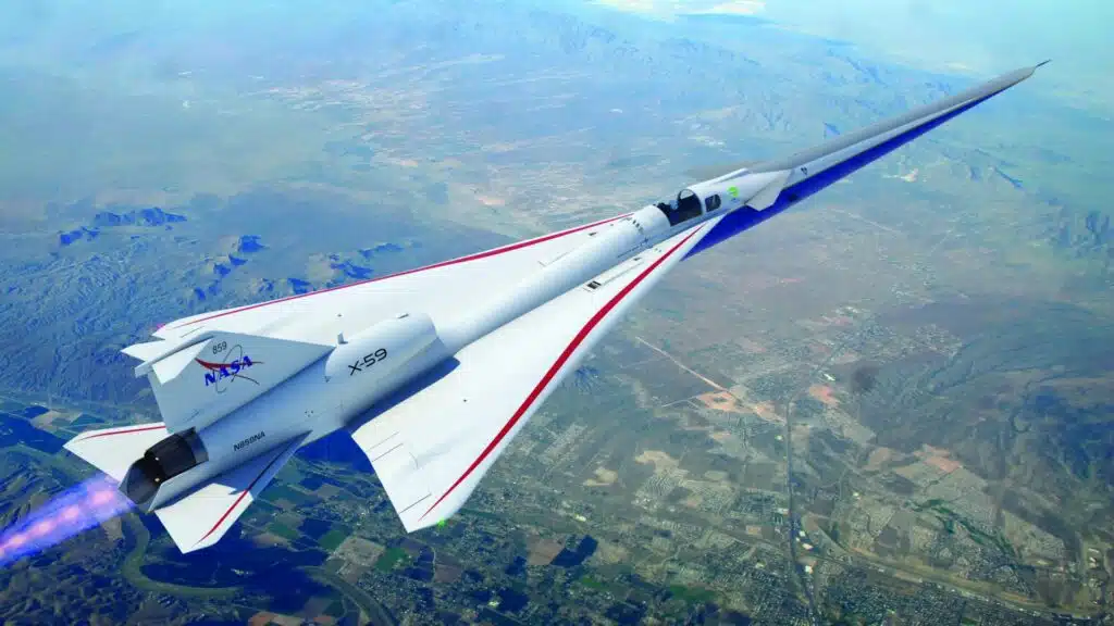 NASA X59 new concorde