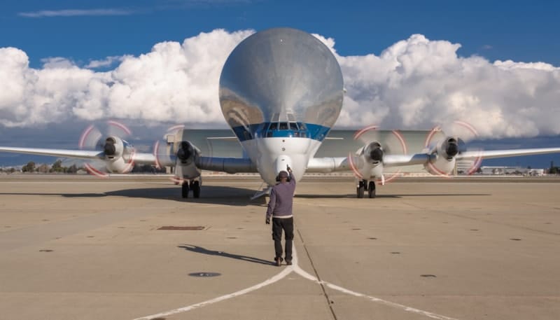 NASA's wacky-looking Super Guppy could be the reason humans are able to get back on the moon