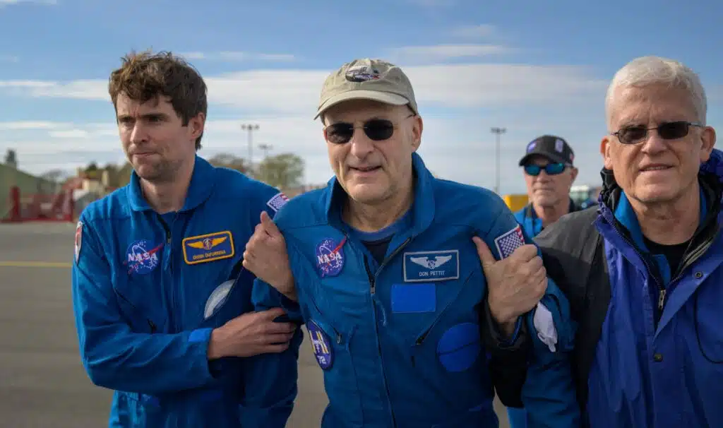 NASA's oldest astronaut has just celebrated his 70th birthday twice, once in space, once on Earth