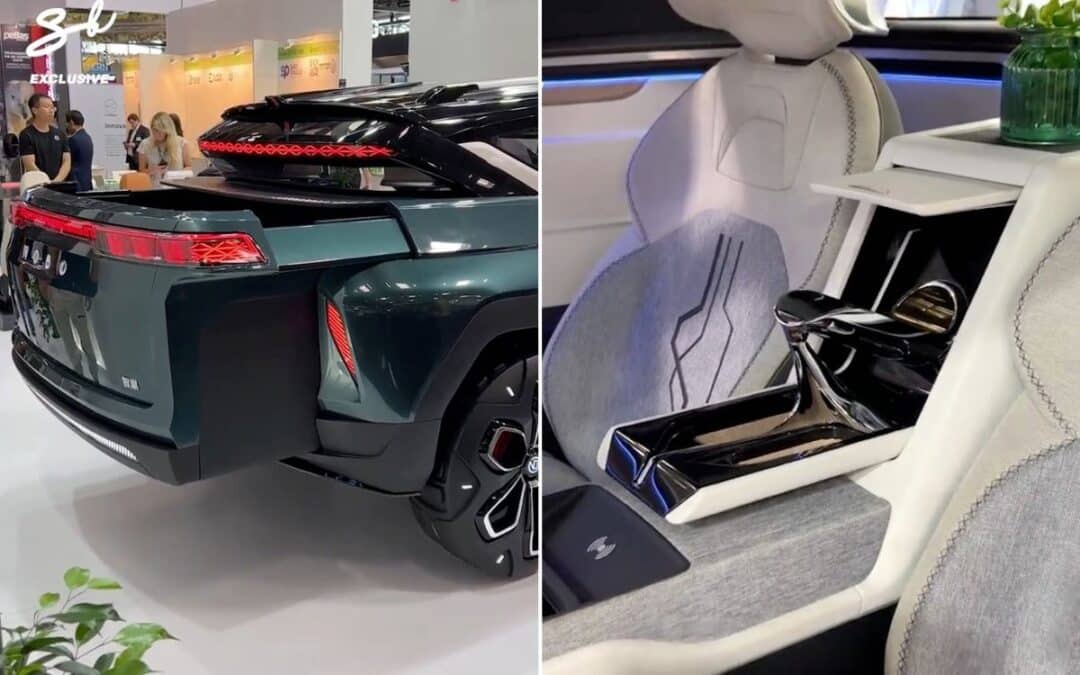 This car has moving body parts and secret tech in every corner