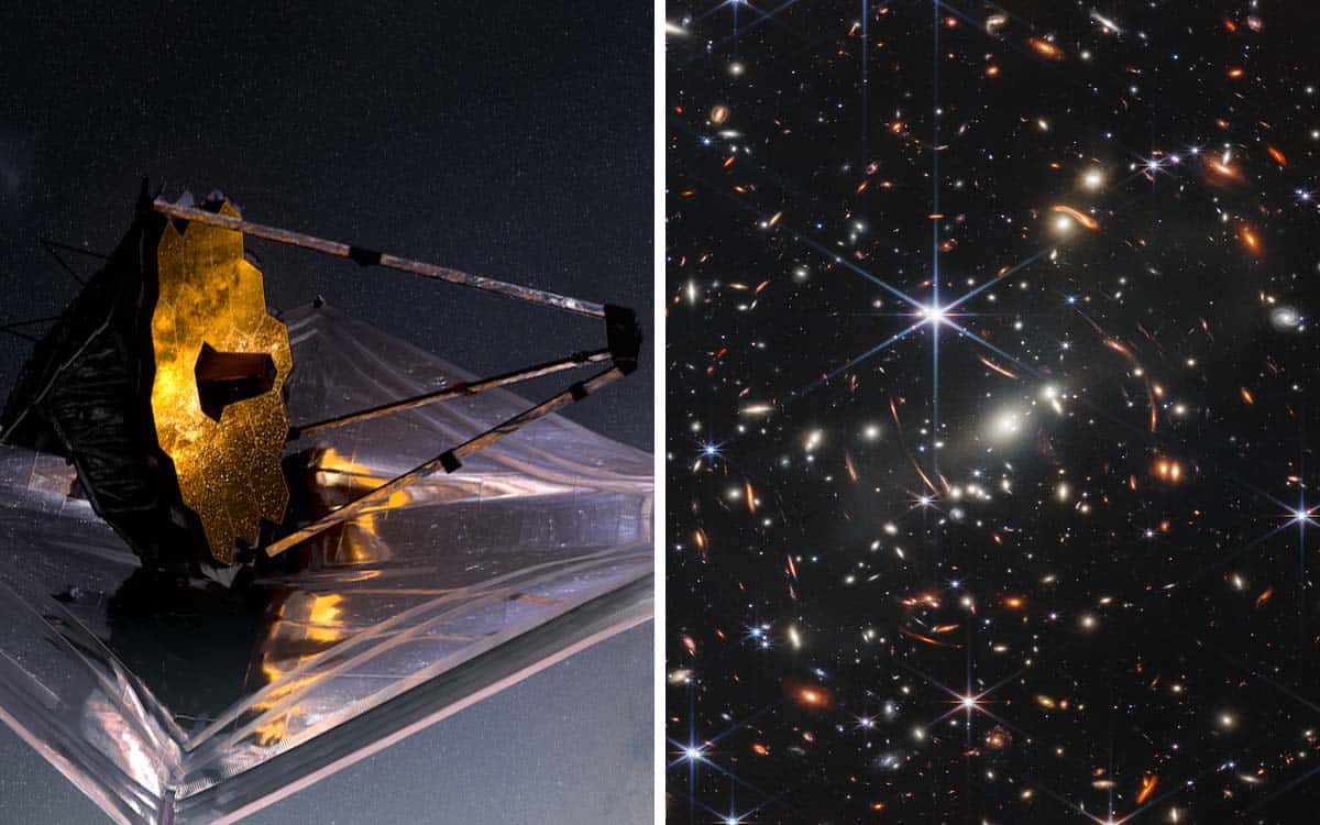 NASA's most powerful telescope captures a galaxy from 4.6 BILLION years ago