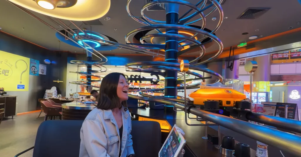 Nashville couple head to China and announce they are 'living in 2050' as they can't believe the tech