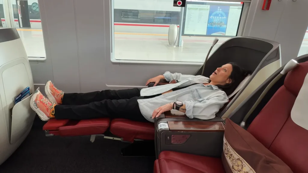 Nashville couple head to China and announce they are 'living in 2050' as they can't believe the tech