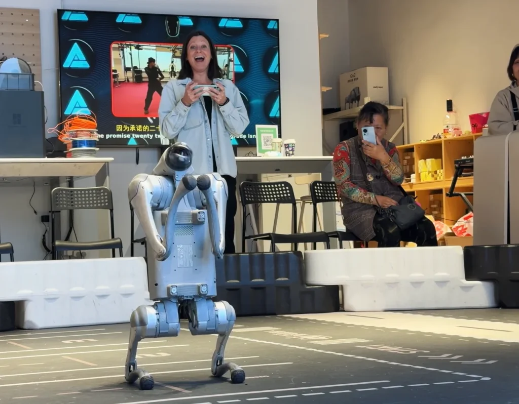 Nashville couple head to China and announce they are 'living in 2050' as they can't believe the tech