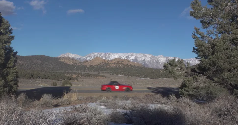 A Californian YouTuber took his Miata to a Nevada ghost town completely frozen in time and found some bizarre attractions