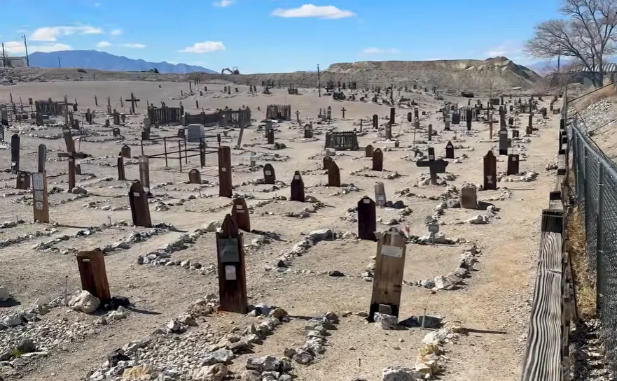 A Californian YouTuber took his Miata to a Nevada ghost town completely frozen in time and found some bizarre attractions