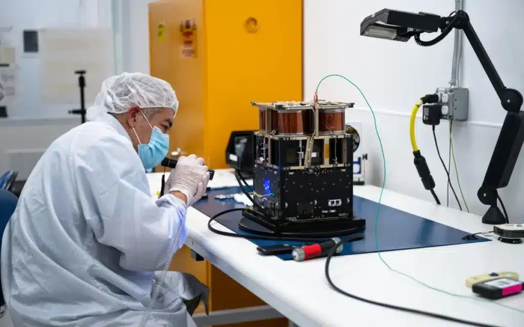 NASA scientist working on new spacecraft