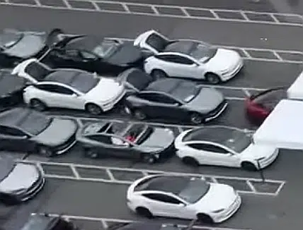 Drone footage from Tesla Fremont Factory may have just provided a huge new sighting