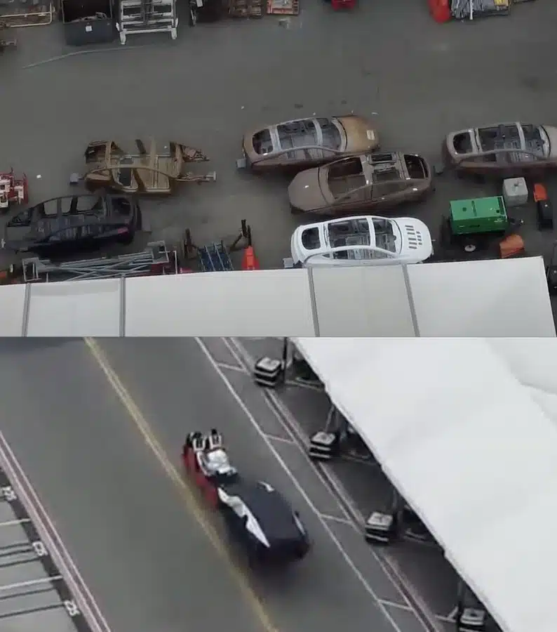 Drone footage from Tesla Fremont Factory may have just provided a huge new sighting
