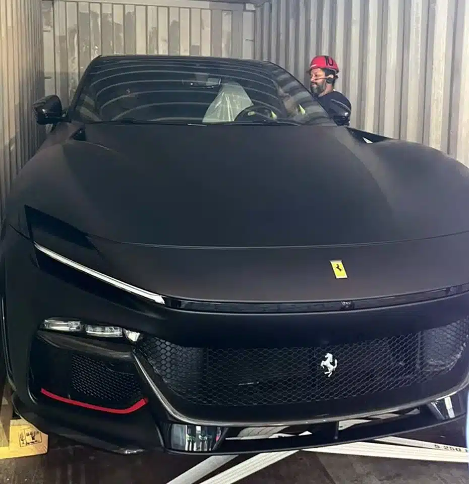 Neymar has just splurged on a new personalized Ferrari SUV worth more than a million dollars