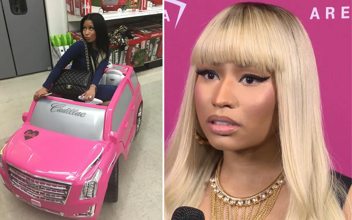 Nicki Minaj has a rather awful customized car collection