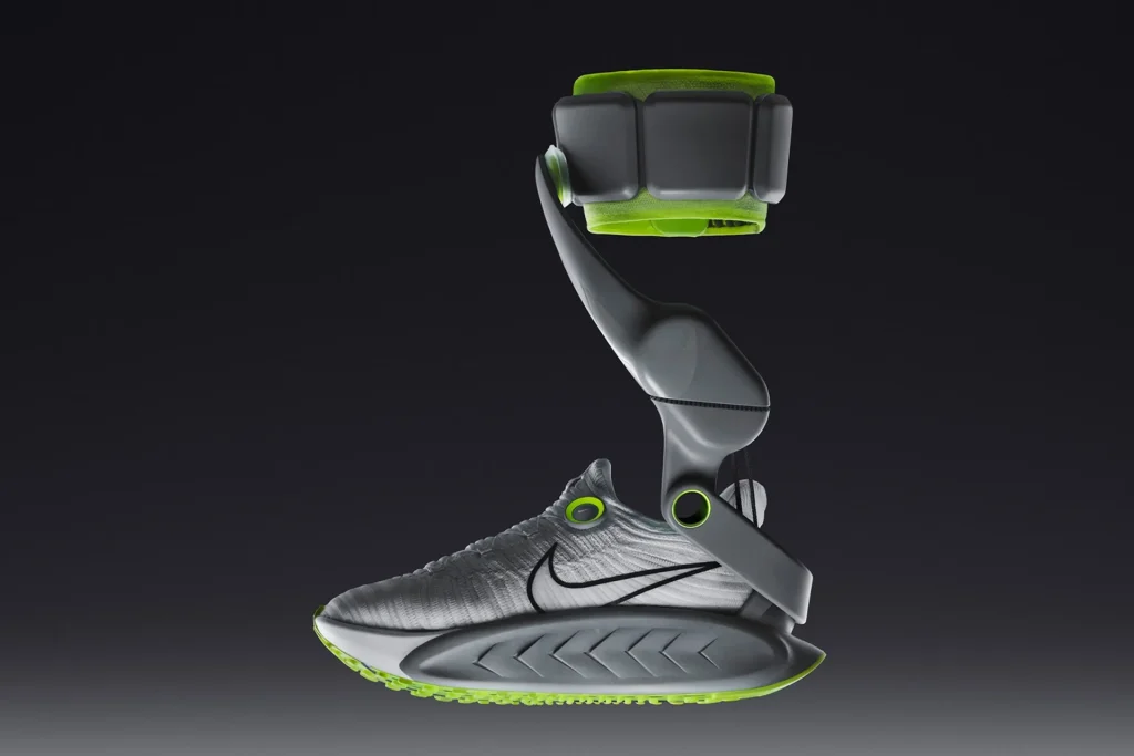 Nike is working on a new type of bionic sneaker that they call an e-bike for your feet