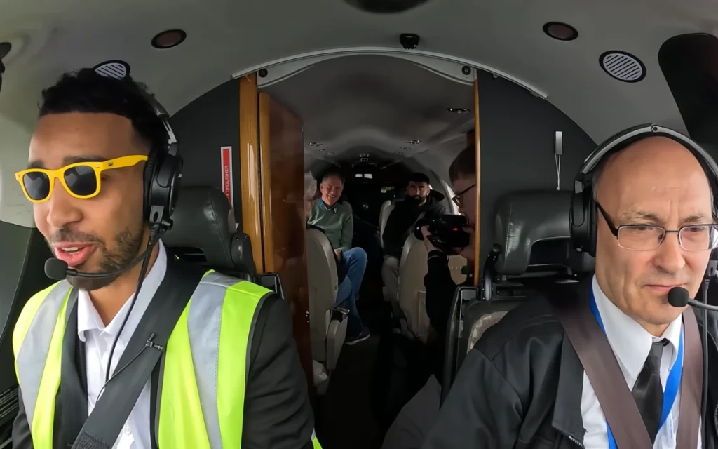 When YouTuber Niko Omilana set out to go around the world without spending a cent, ending up on a private jet wasn’t exactly part of the plan.