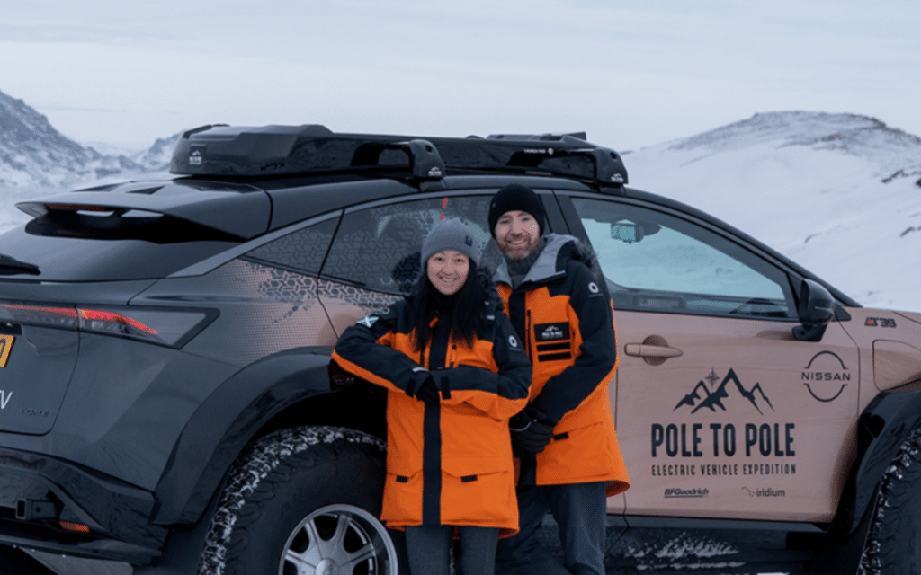 Nissan Ariya just set a record by traveling pole to pole