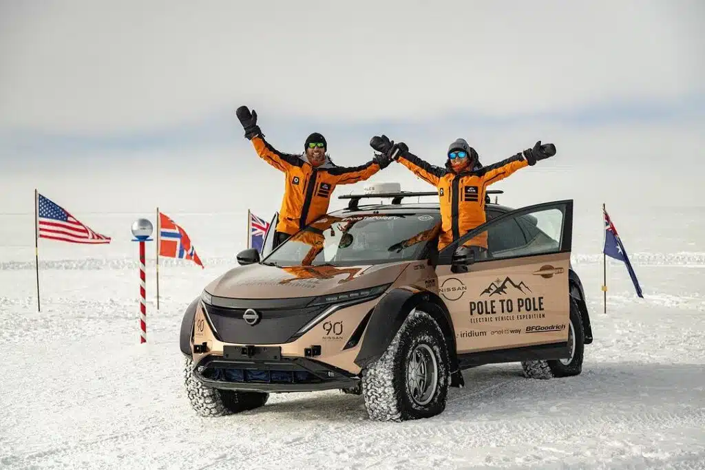 Nissan Ariya just set a record by traveling pole to pole