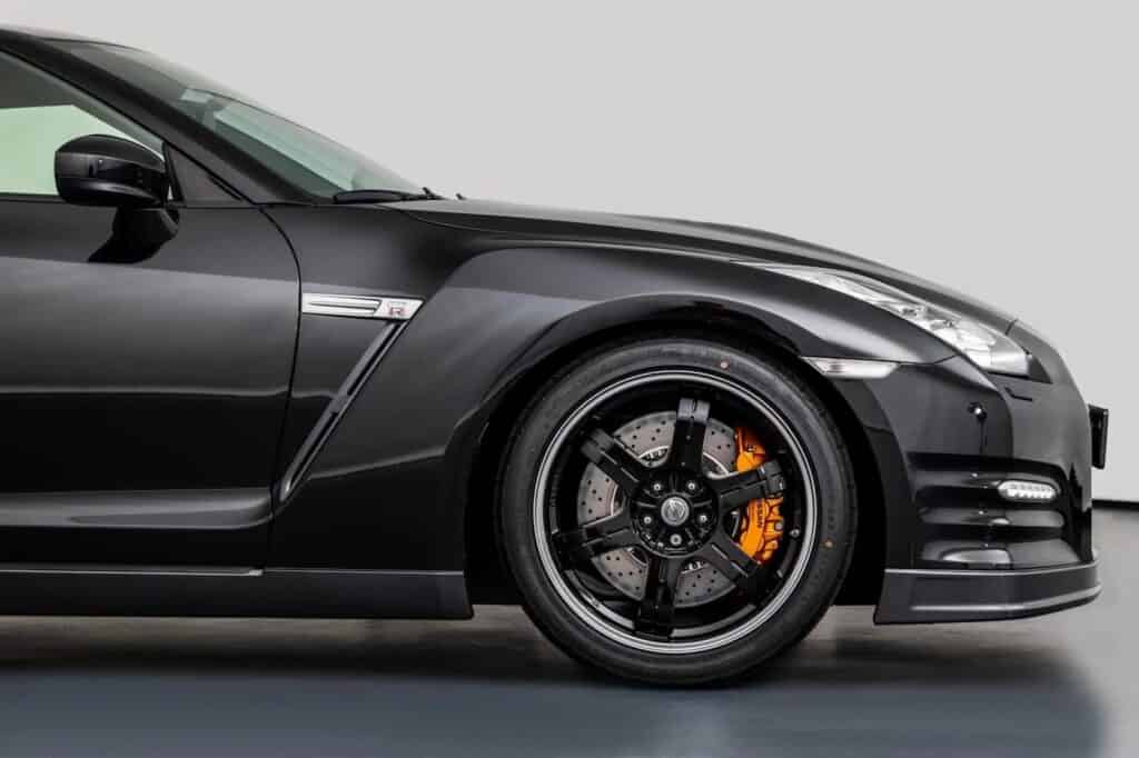 Nissan GT-R black edition, wheel detail