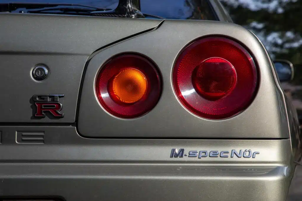 Nissan Skyline GT-R M-Spec Nür SBX Cars, logo