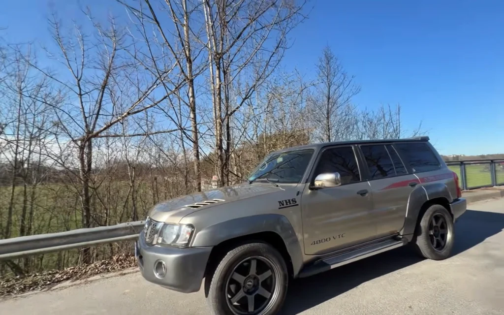 A Nissan Patrol racing on the Autobahn in a high-speed test that raises one simple question: how fast is too fast for a 2.5-ton SUV?