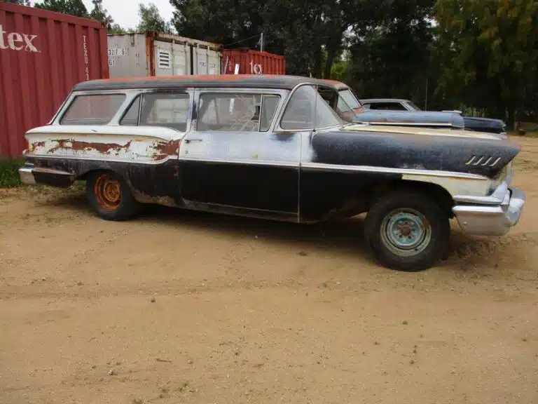 A classic Chevrolet Yeoman, rare station wagon and true desert barn find, has resurfaced after 30 years in dry California storage