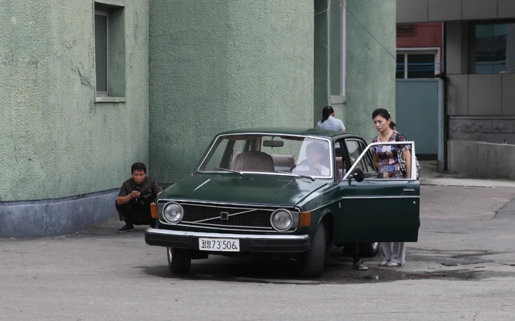 North Korea has the world's lowest rate of car ownership and nothing is as it seems about the cars that are there