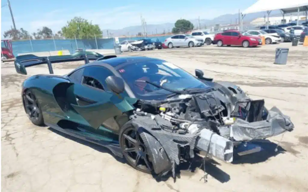 Notorious 2019 McLaren Senna that dramatically went viral has a new owner who paid $326k for the wreck