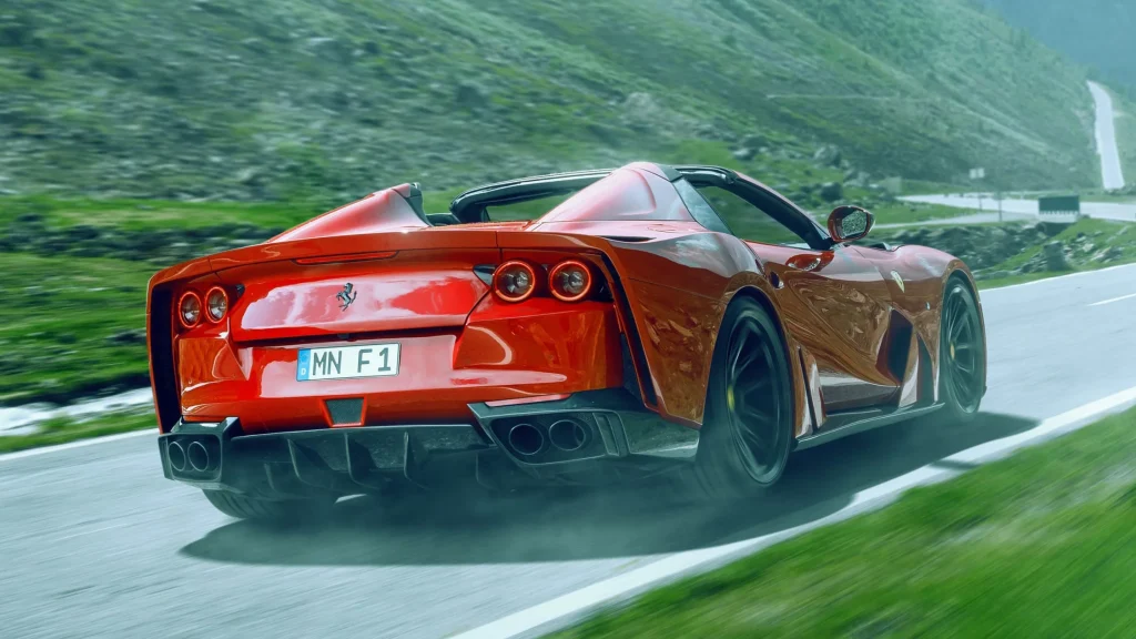 Ferrari installed a rear window in the Ferrari 812 GTS supercar to only open when the roof is closed and it's for the most extra reason of all time