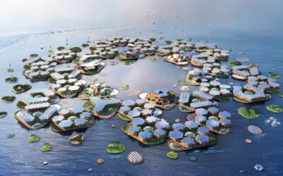 A floating city is being built off the coast of South Korea to house 100,000 people
