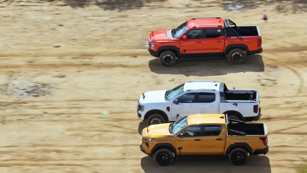 New BYD Shark lines up against Toyota Hilux and Ford Ranger in off-road test to see if it can beat them