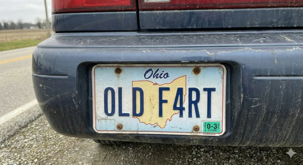 There were 891 rejected vanity plates in Ohio this year and some were truly bizarre