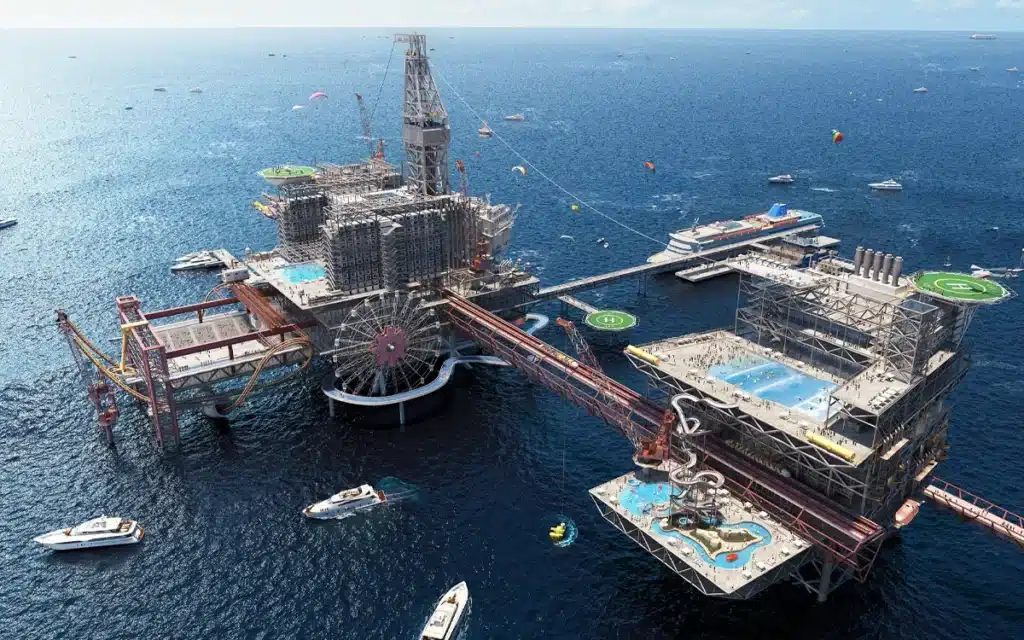 The fascinating method of how oil rigs are installed and remain so stable deep has been revealed, solving one of the ocean's biggest mysteries