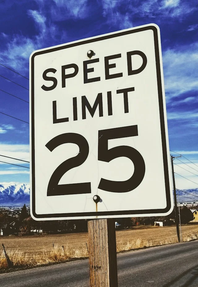 Oklahoma has two different speeding laws and the wording on each sign tells you which you need to follow