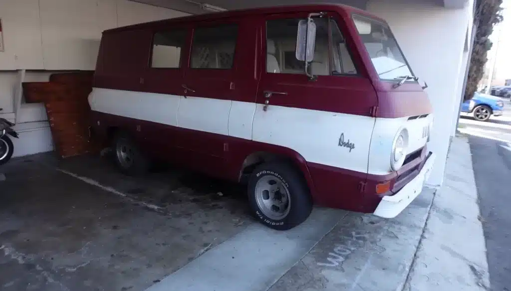 Abandoned van