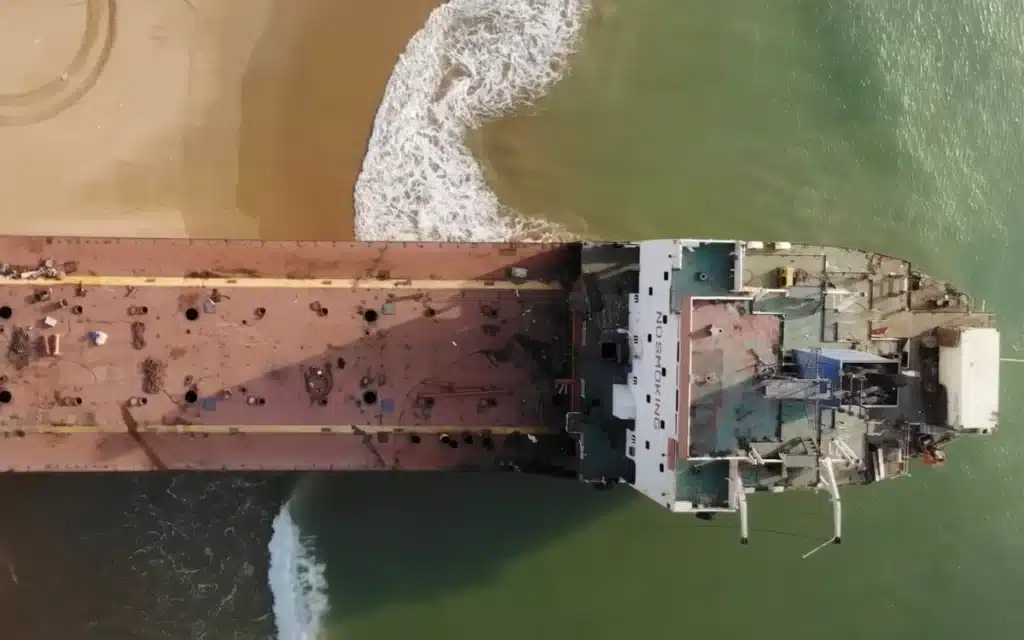 Biggest cruise ship graveyard in the world dismantles ships worth millions in steel